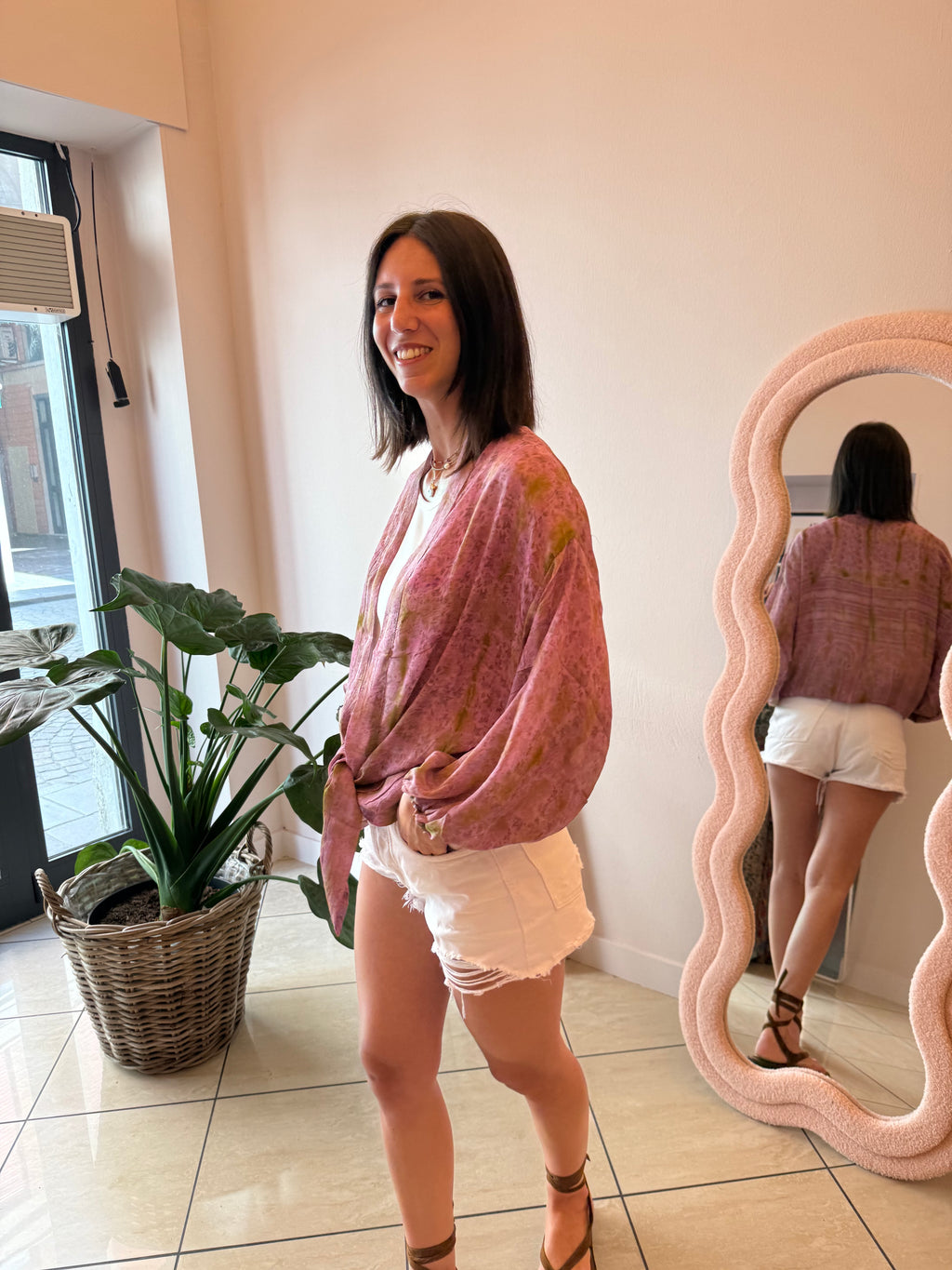 Bohemia kimono corto tie dye 4