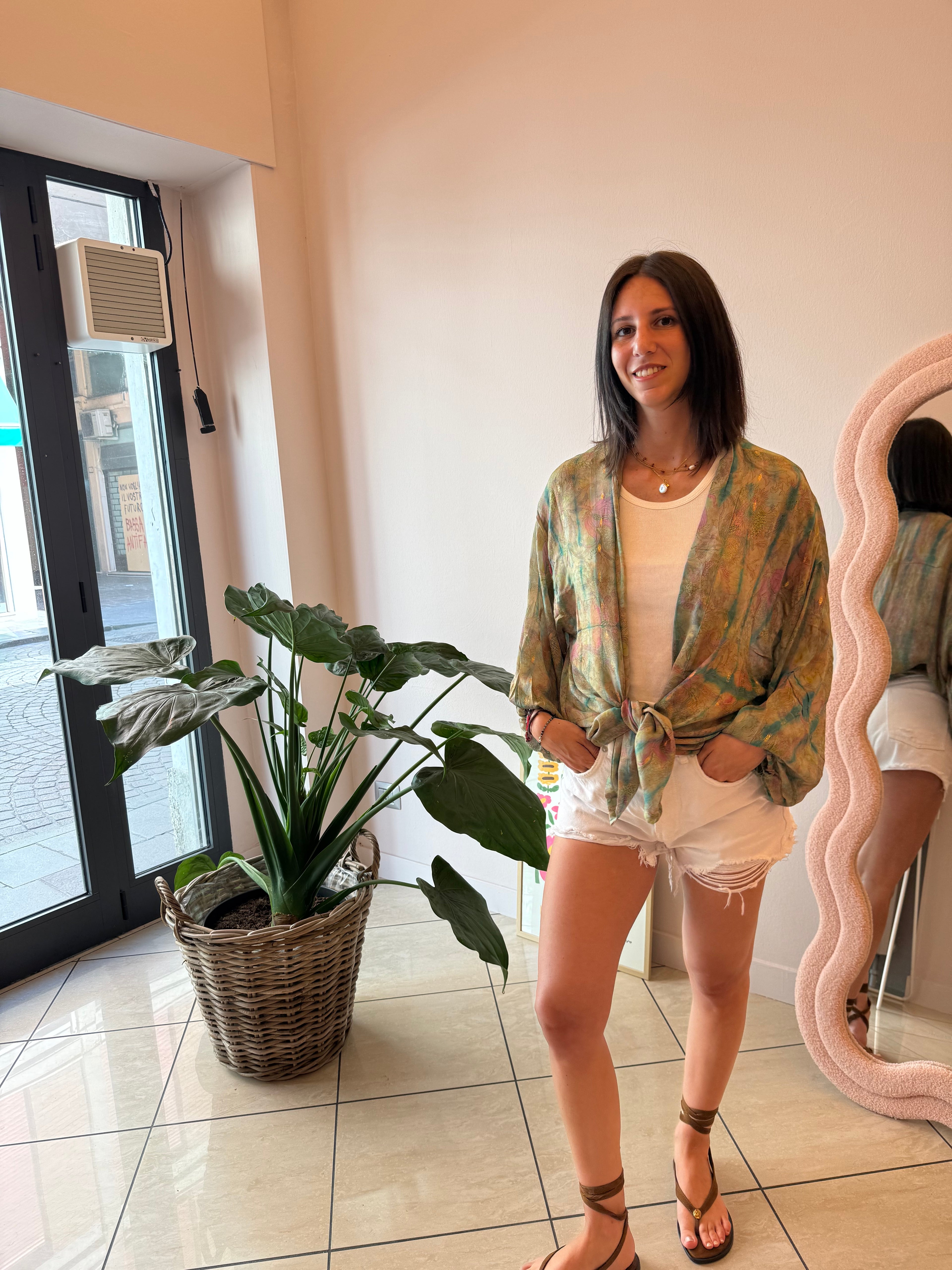 Bohemia kimono corto tie dye 2