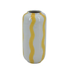 Vaso Tycia righe gialle