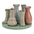 Set vasi in ceramica, multicolore