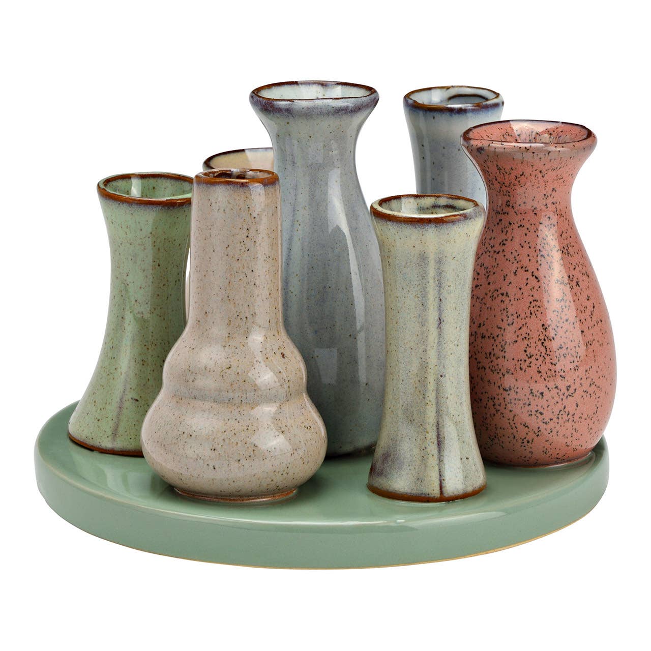 Set vasi in ceramica, multicolore