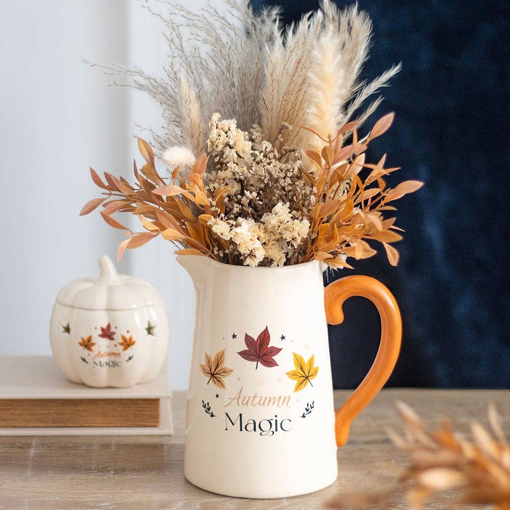 Brocca in ceramica  "Magia d'Autunno"