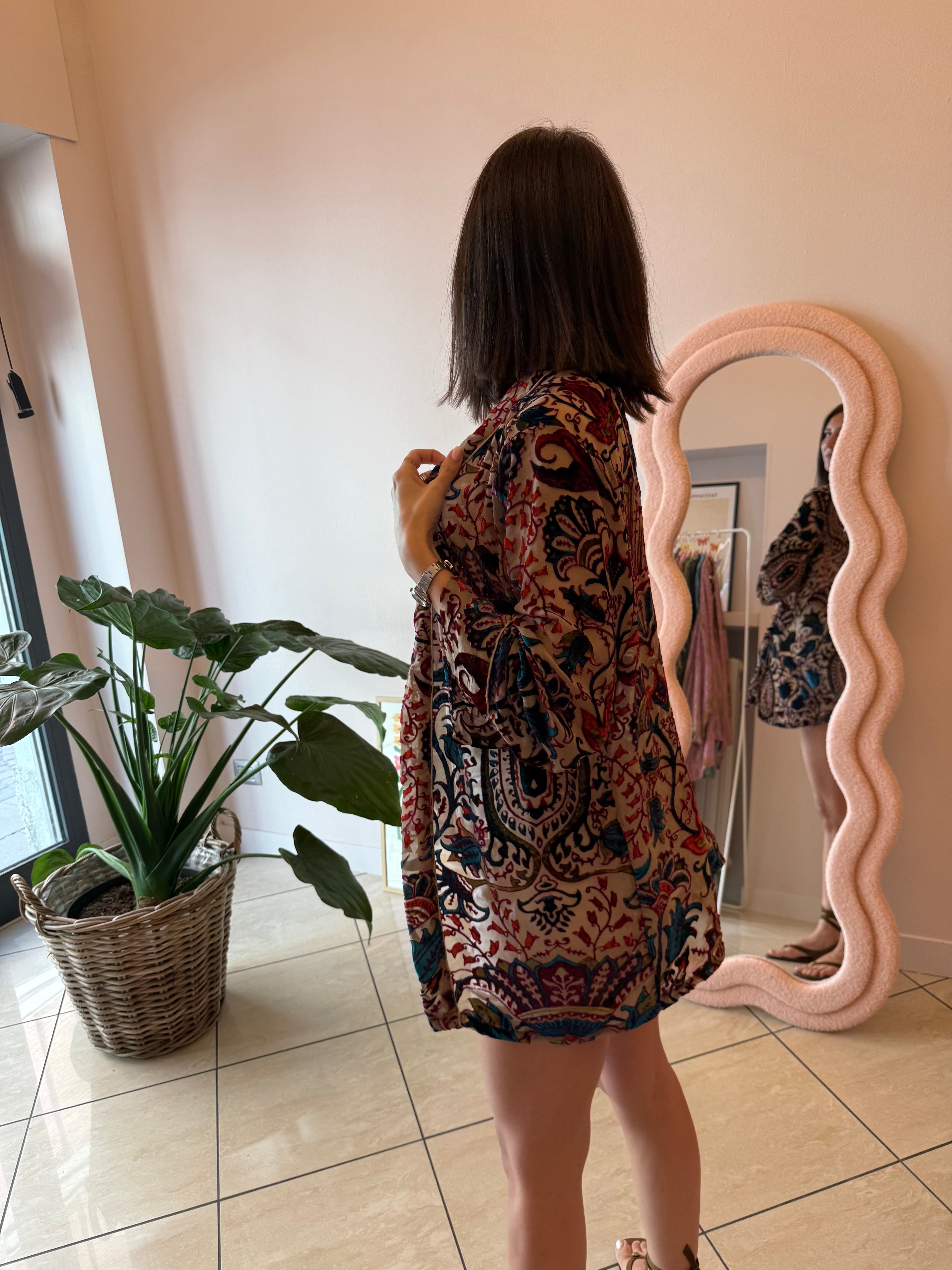 Bohemia kimono velluto