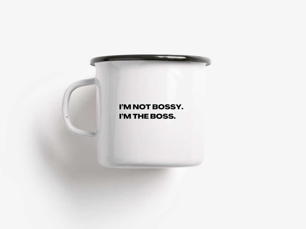 Tazza in smalto / Bossy