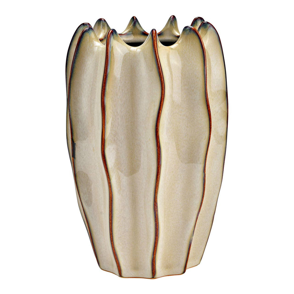 Vaso ventaglio large beige
