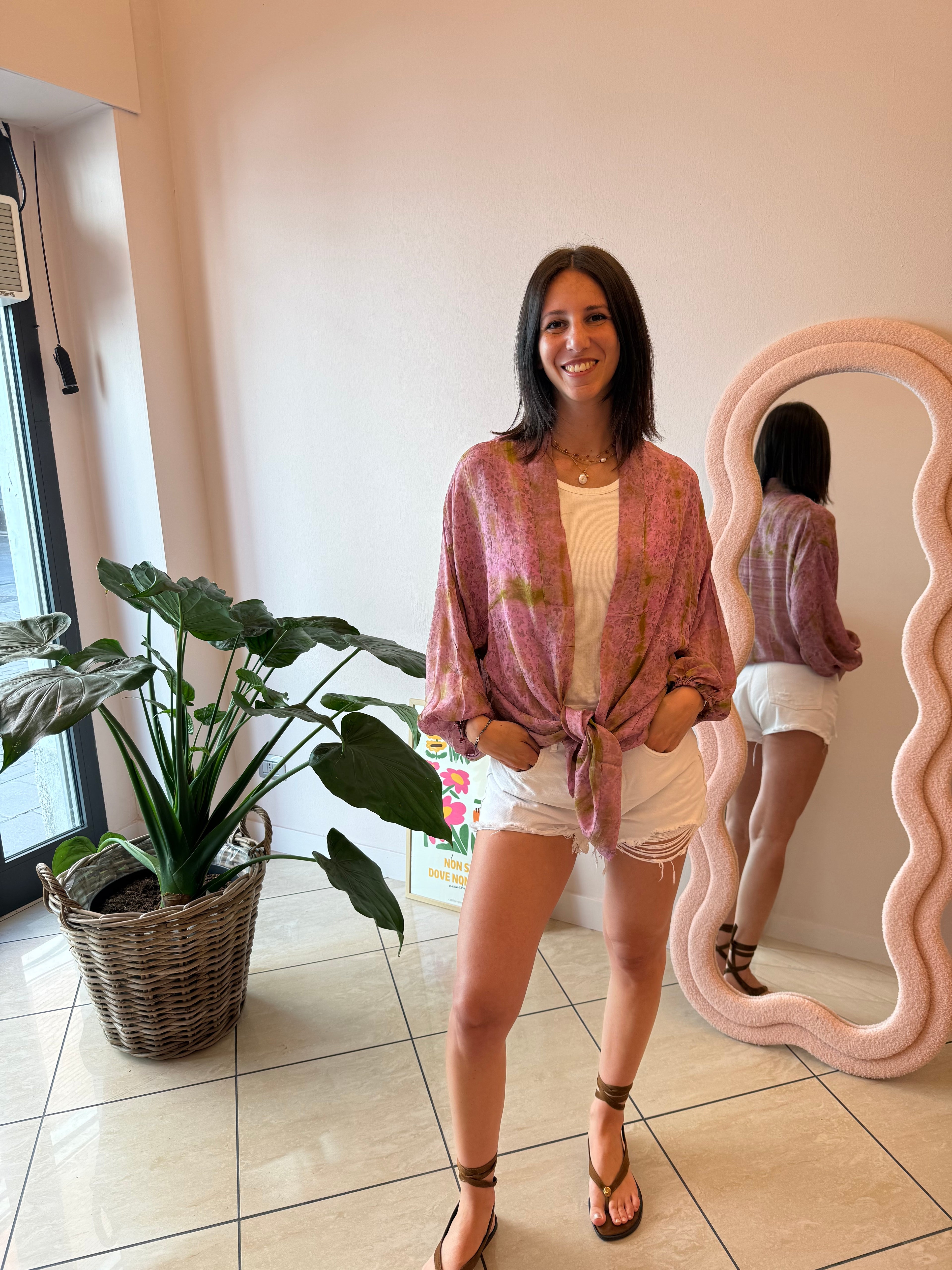 Bohemia kimono corto tie dye 4