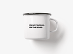 Tazza in smalto / Bossy