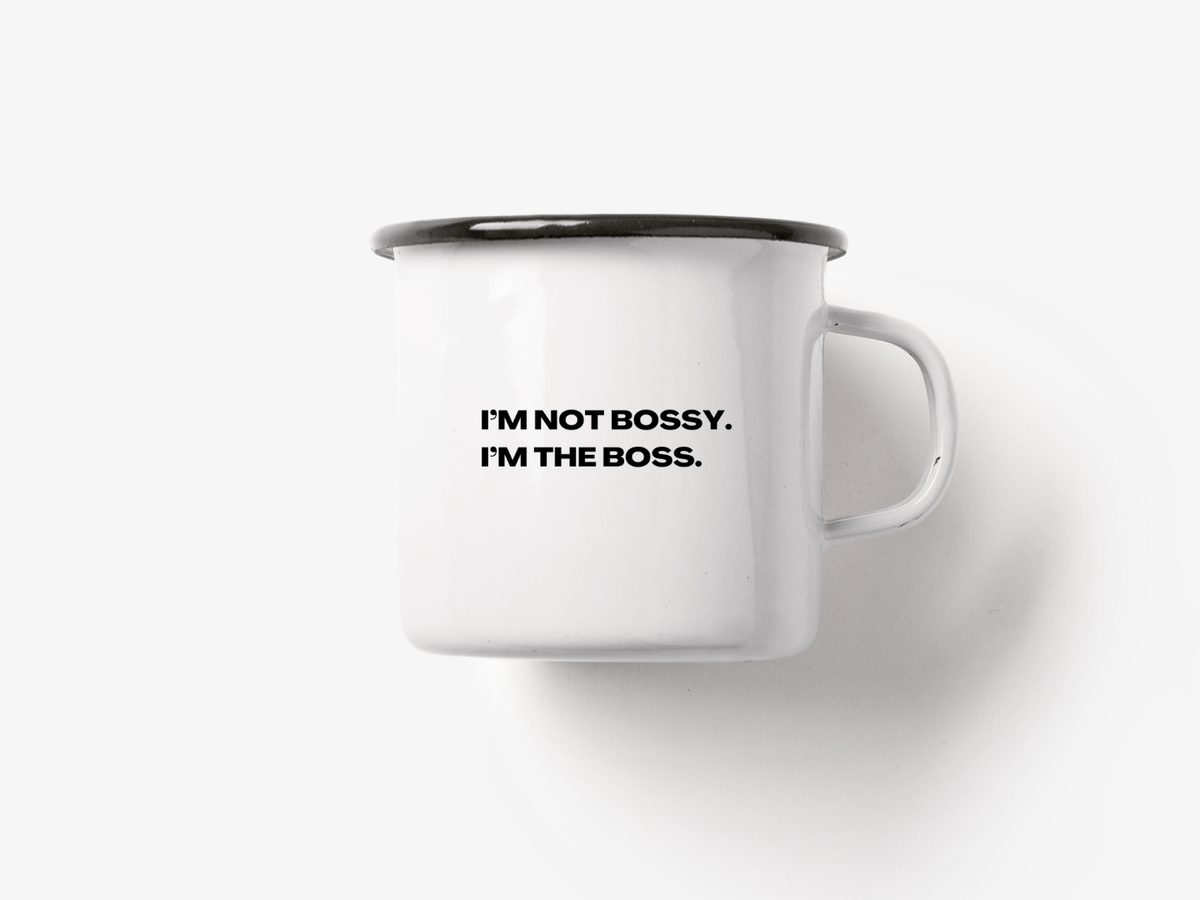 Tazza in smalto / Bossy