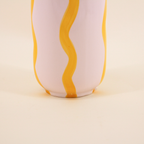 Vaso Tycia righe gialle