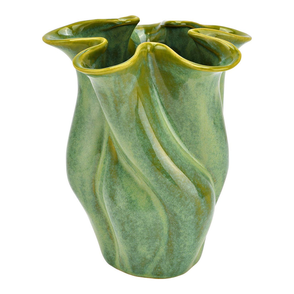 Vaso verde ceramica