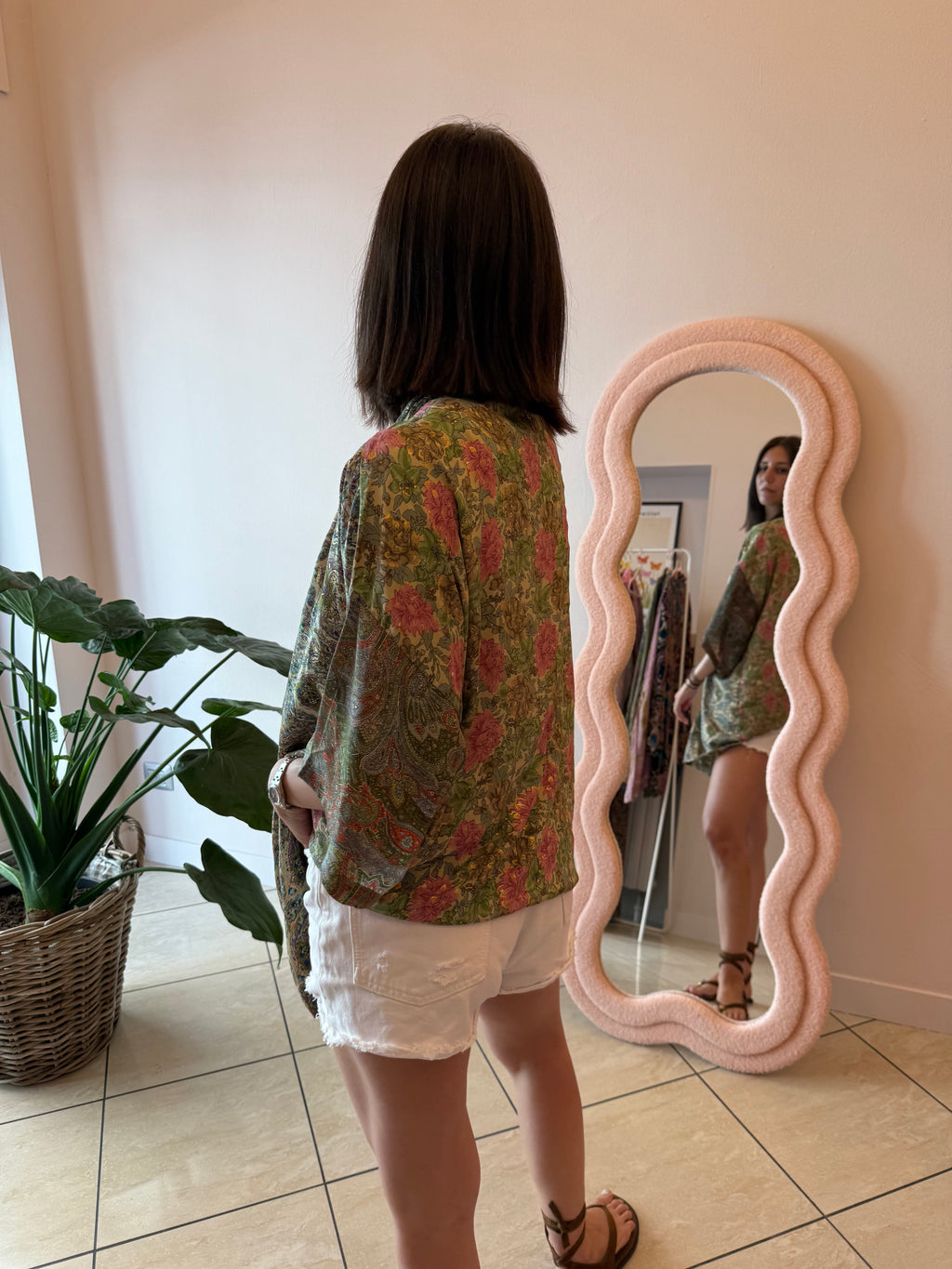 Bohemia kimono corto seta 2