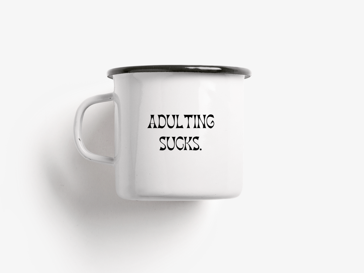 Tazza smaltata / Adulting