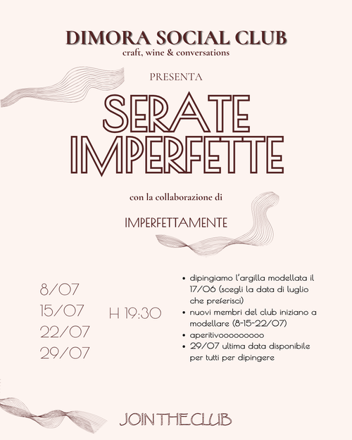 Serata Imperfetta 15/07 + dipingo