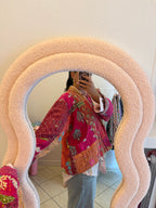 Bohemia Iris patchwork kimono