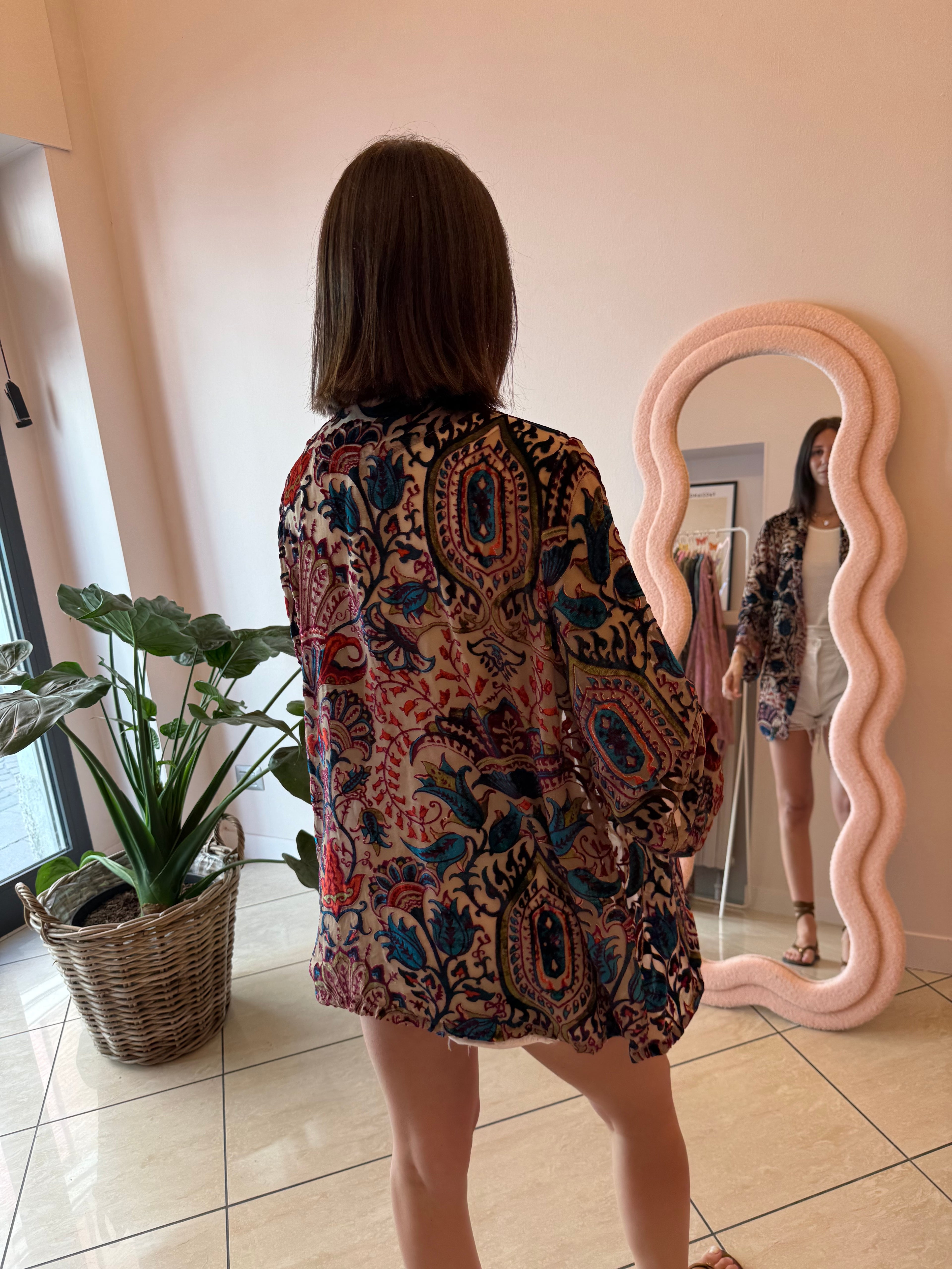 Bohemia kimono velluto