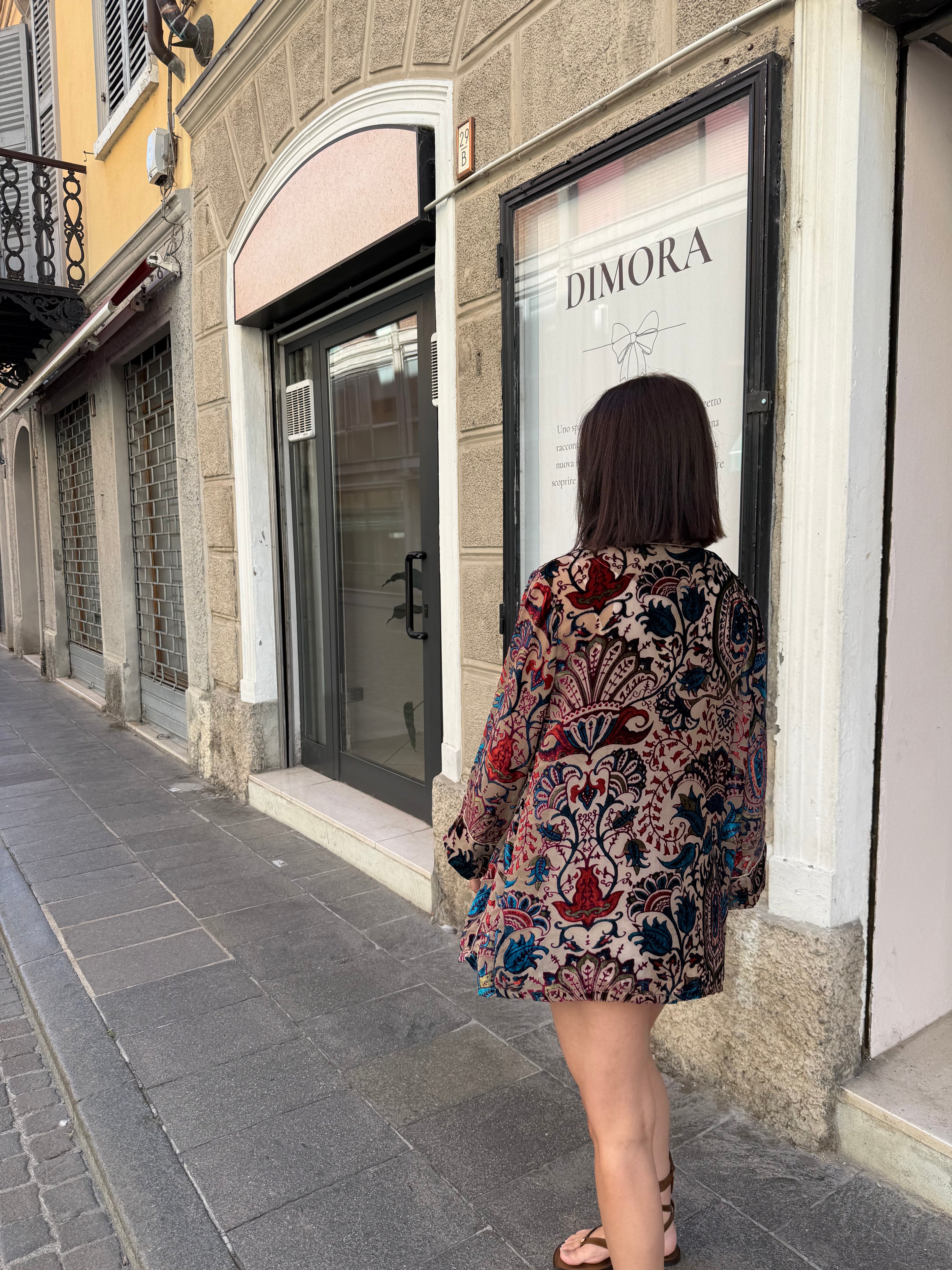 Bohemia kimono velluto