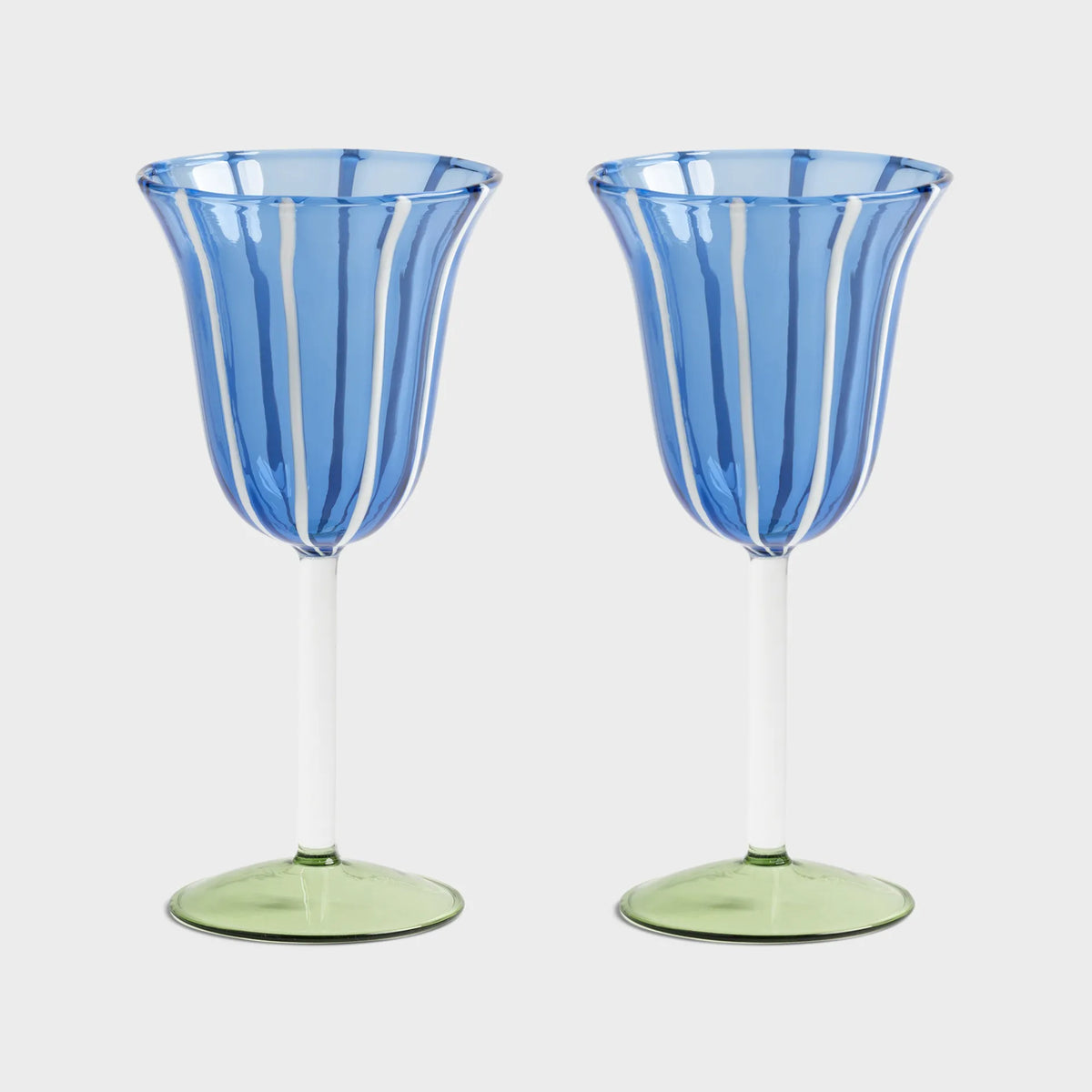 Klevering calici set tulip blu