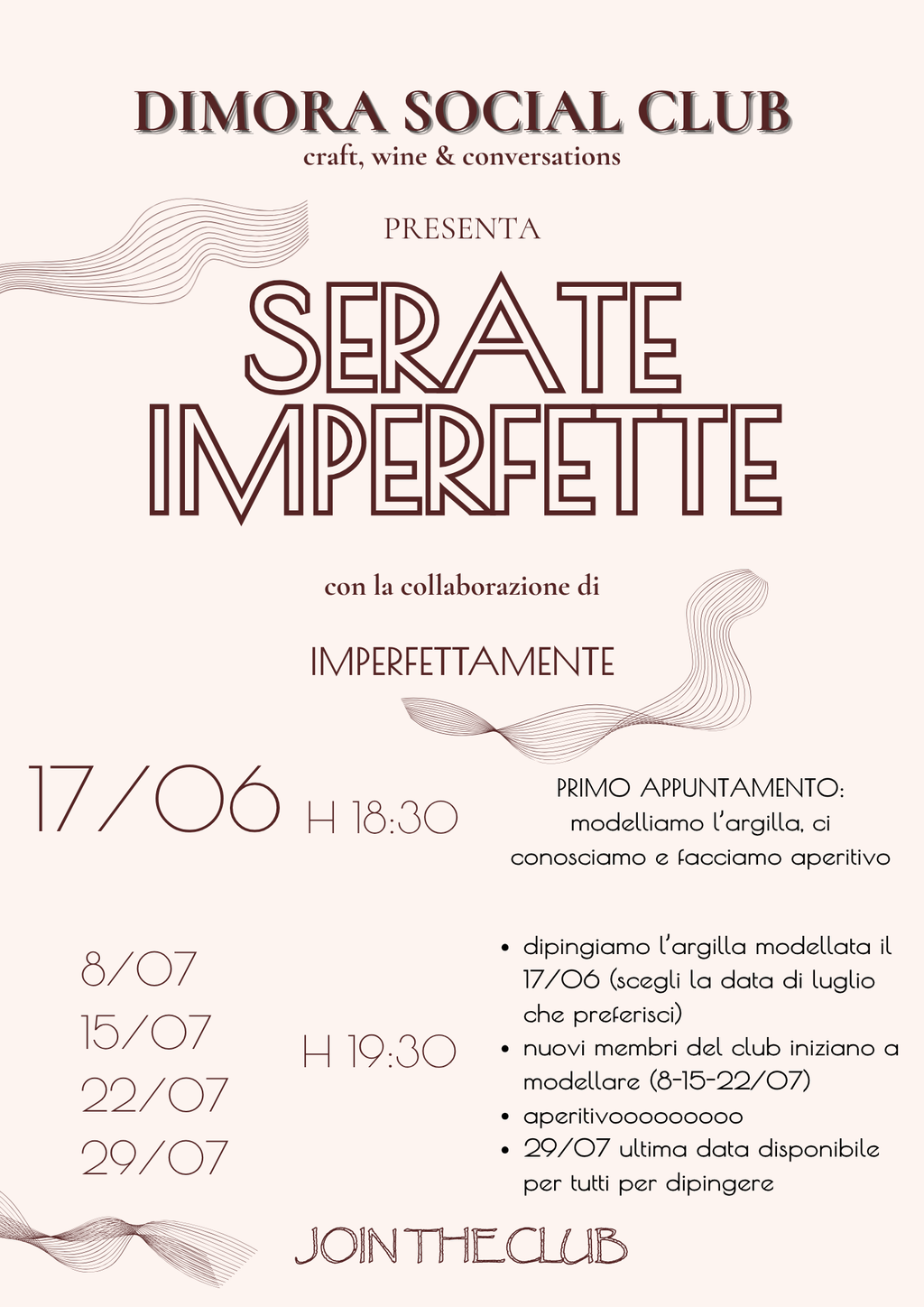 Serata Imperfetta 17/06 + dipingo a luglio
