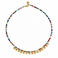Bohemia collana monete multicolor