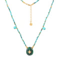 Bohemia collana Aurora verde