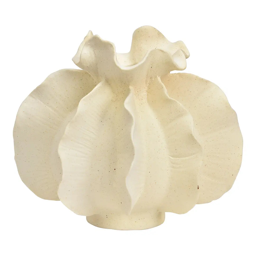 Vaso ceramica bianco