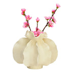 Vaso ceramica bianco