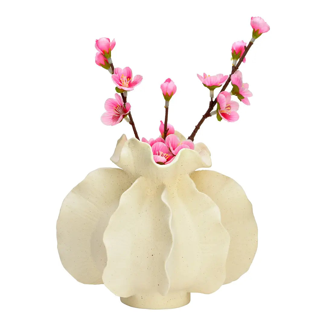 Vaso ceramica bianco