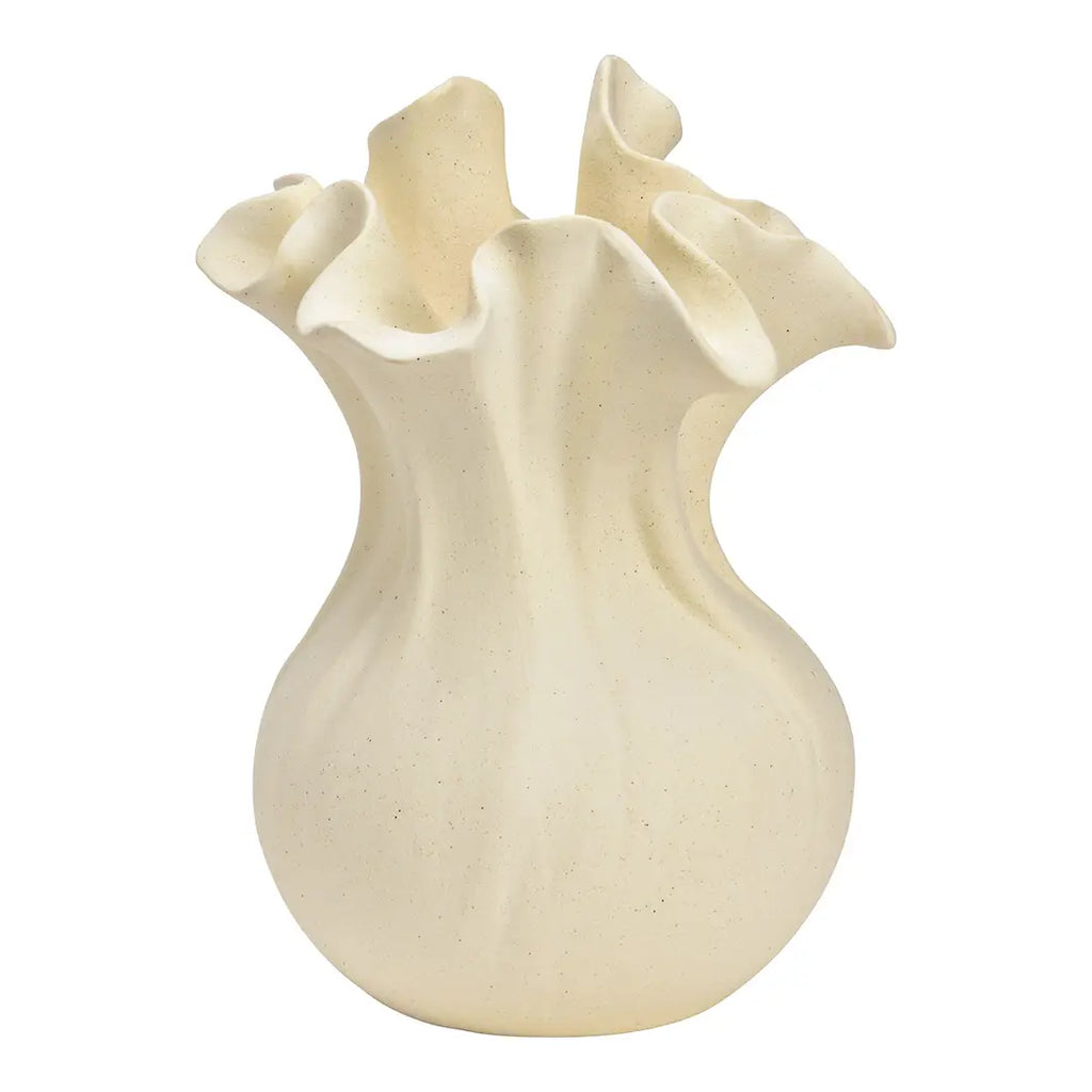 Vaso ceramica bianco 2
