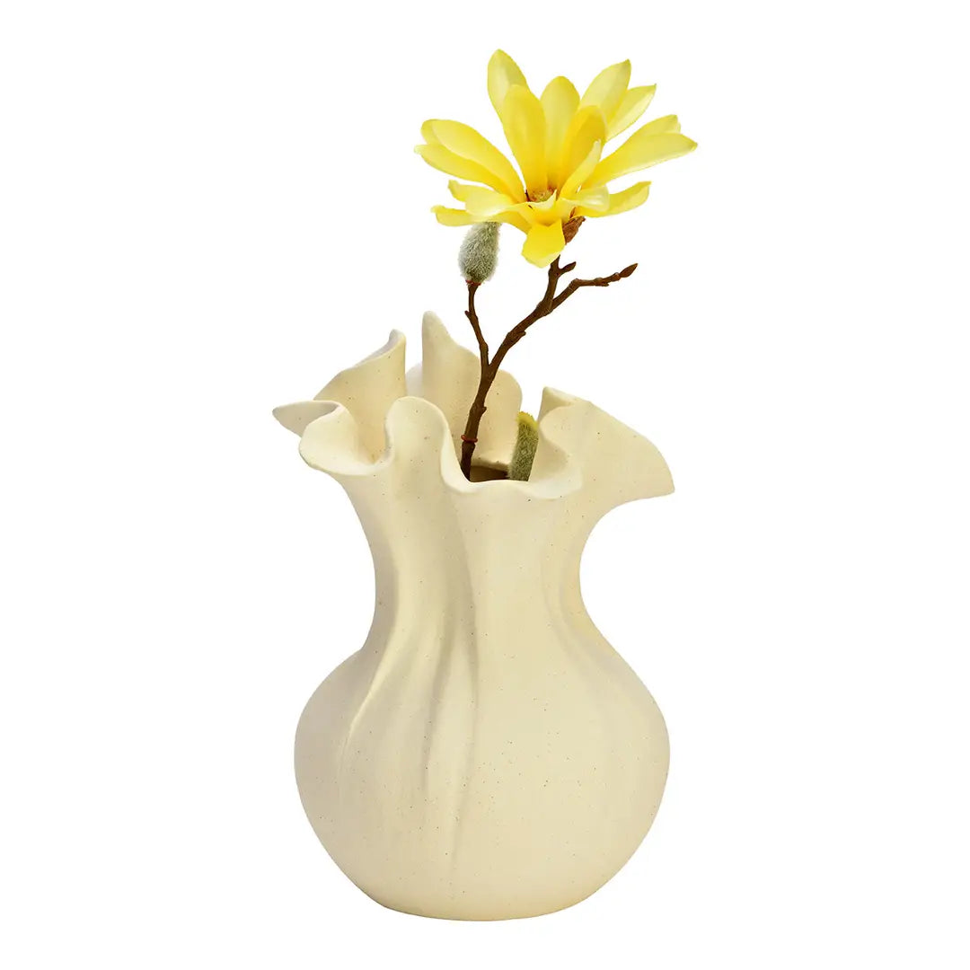 Vaso ceramica bianco 2