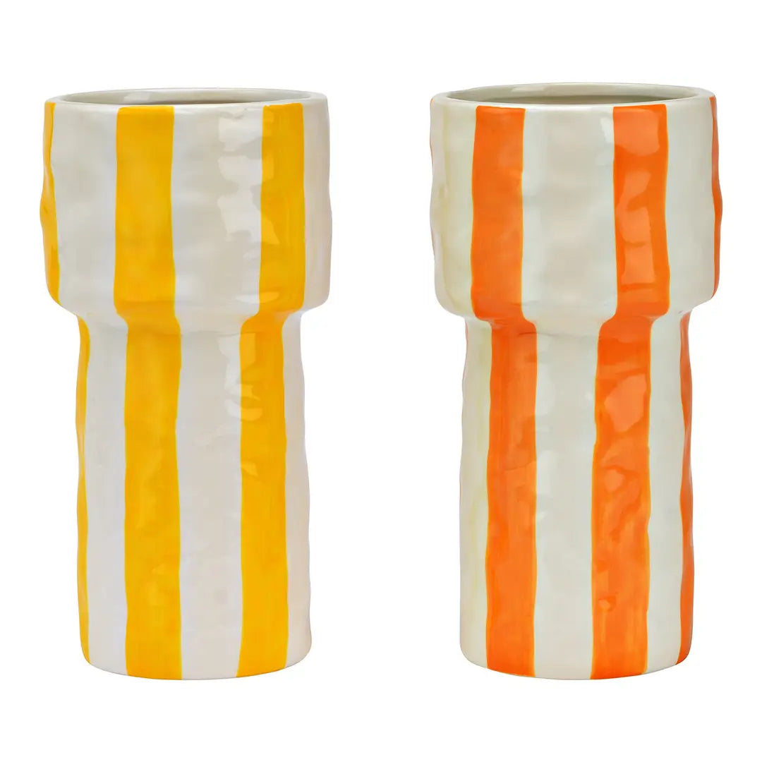 Vaso righe ceramica