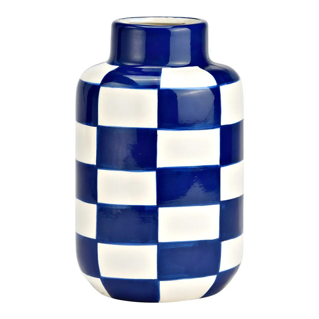Vaso quadri blu