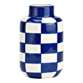 Vaso quadri blu