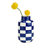 Vaso quadri blu