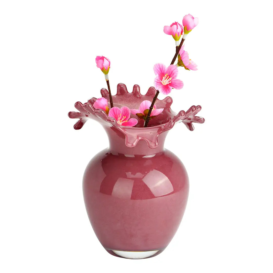 Vaso vetro medusa