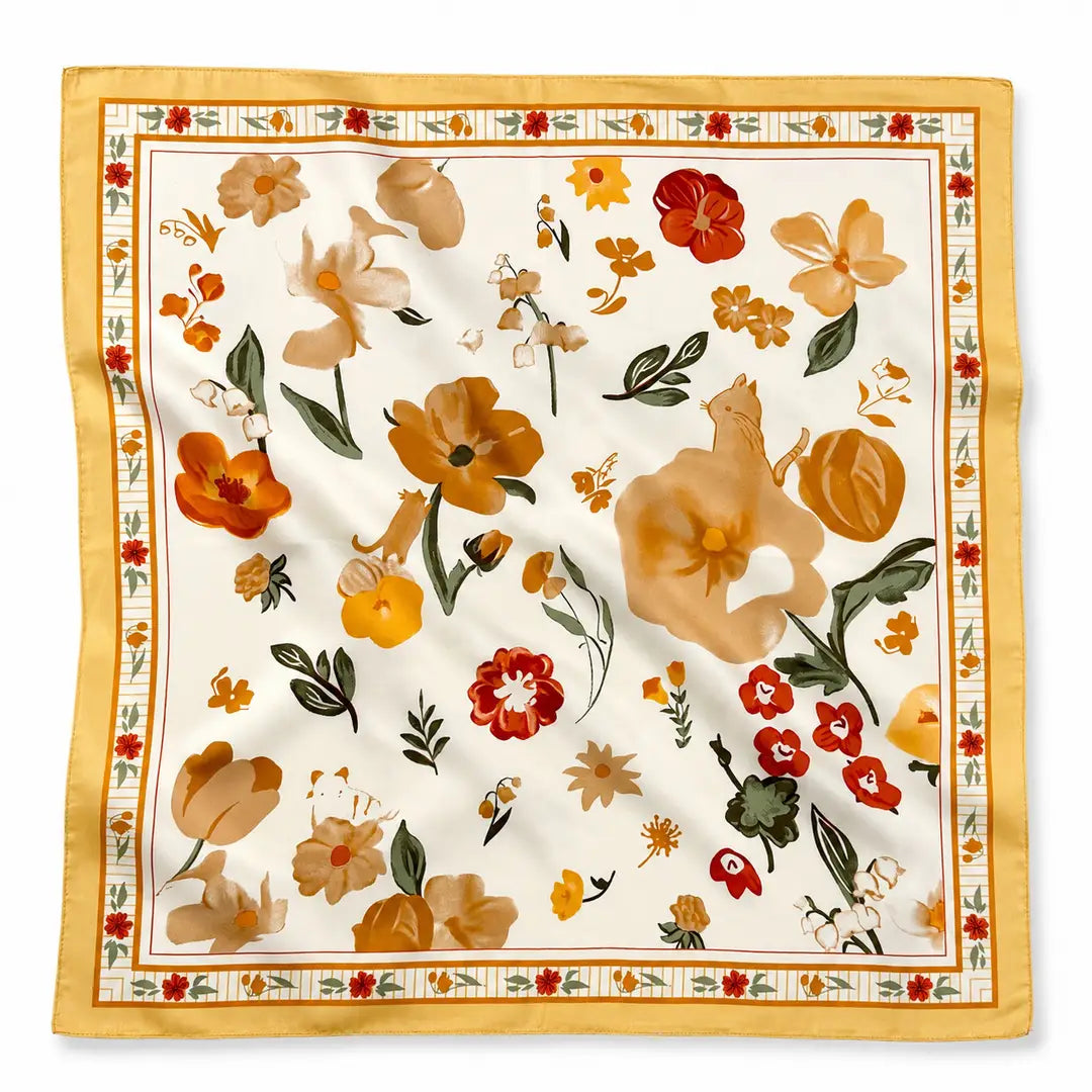 Foulard bloom 70x70