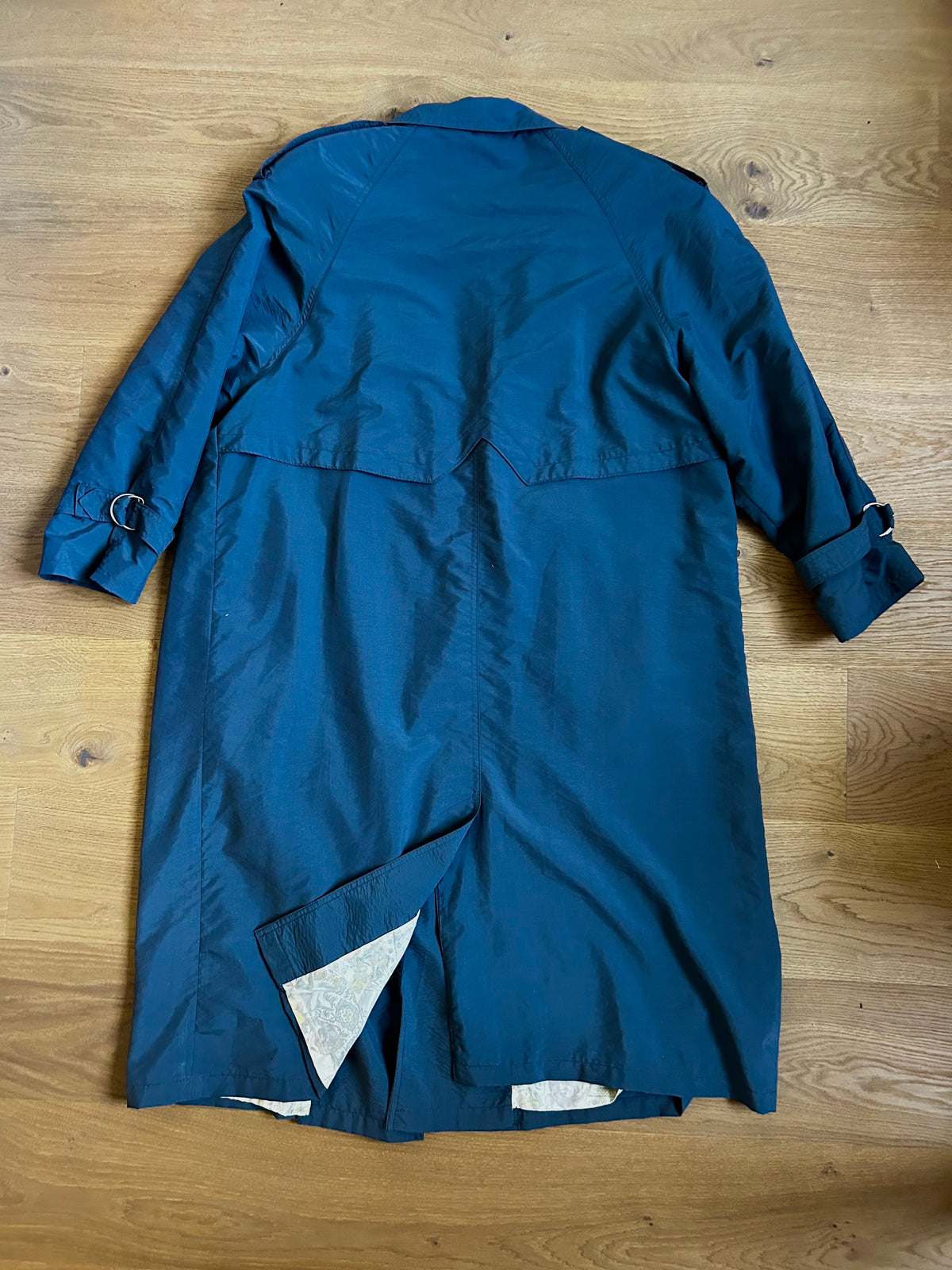 Vintage Trench grigio/blu