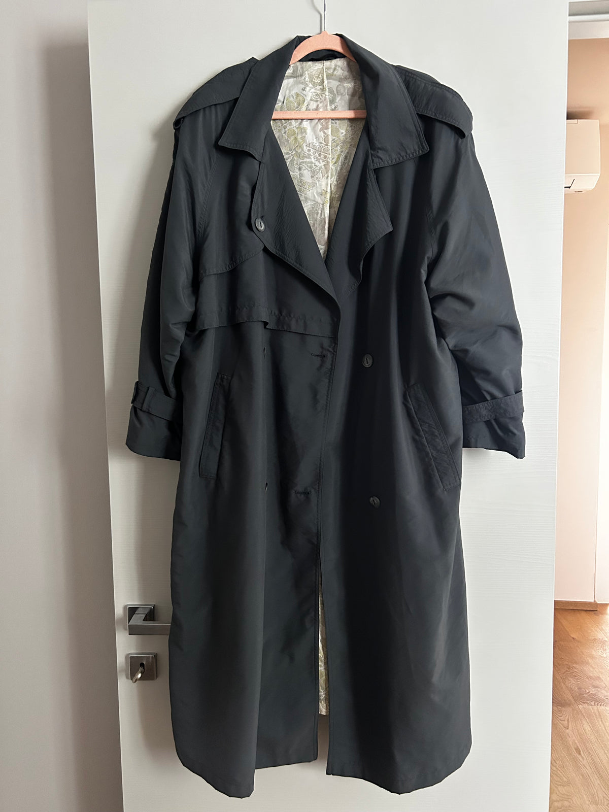 Vintage Trench grigio/blu