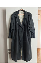 Vintage Trench grigio/blu