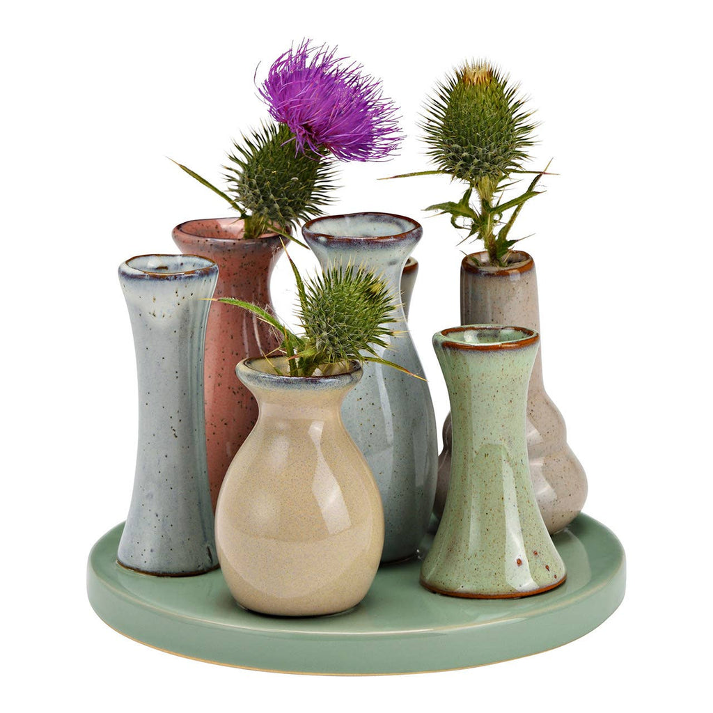 Set vasi in ceramica, multicolore