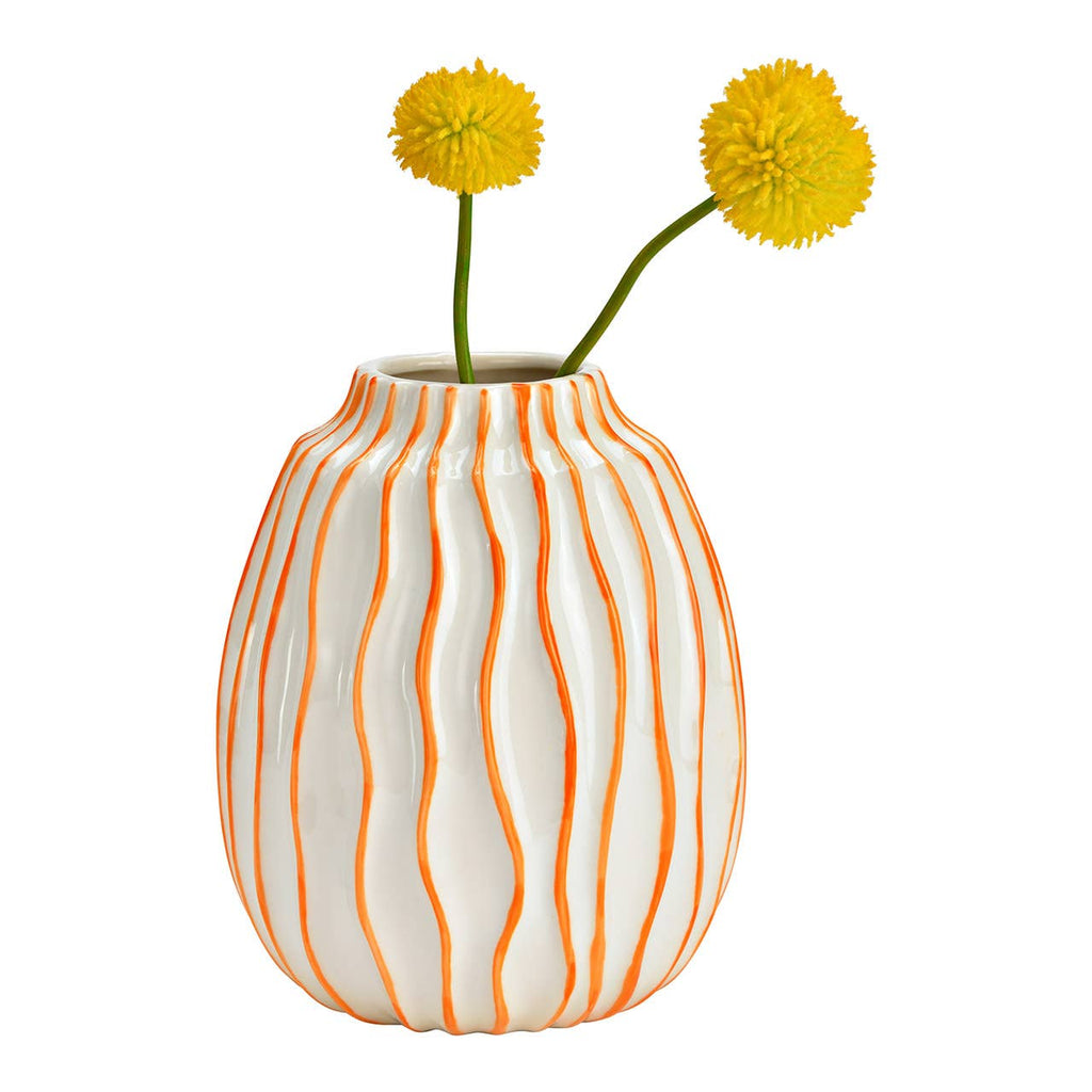 Vaso ventaglio arancione