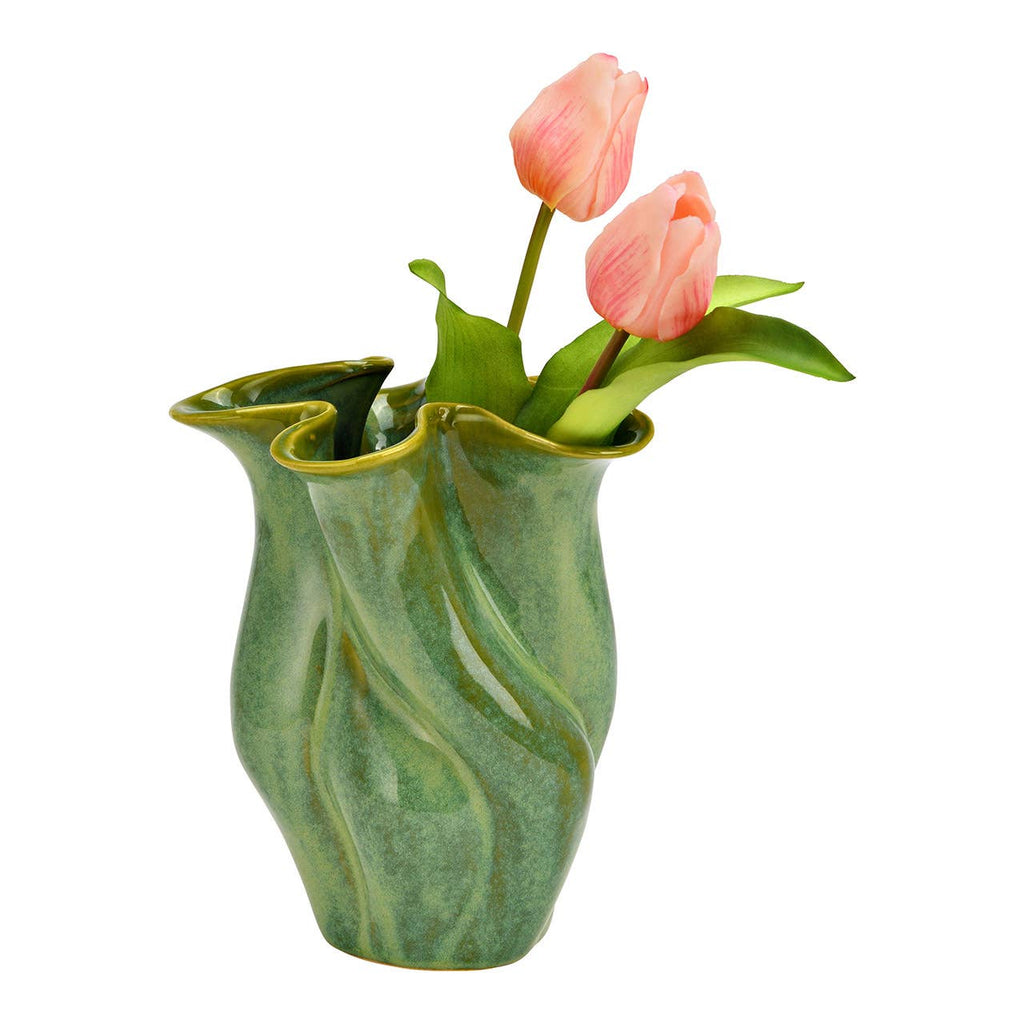 Vaso verde ceramica