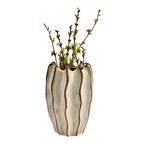 Vaso ventaglio large beige
